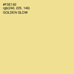 #F0E192 - Golden Glow Color Image